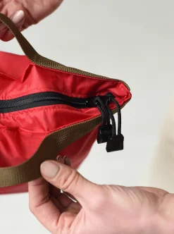 8.6.4: Large Nylon Pouch Bag - Red/Coyote