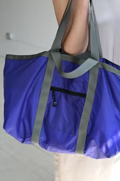 8.6.4: Nylon Weekender Bag - Purple/Charcoal