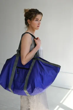8.6.4: Nylon Weekender Bag - Purple/Charcoal
