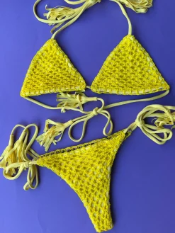 Acacia: Lauie Crochet Bikini Bottom - Pomelo