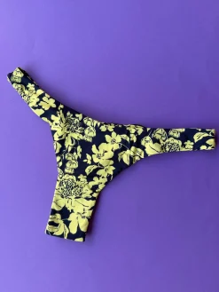 Acacia: Oslo Thong Bikini Bottom - Kazu Print
