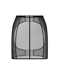 Anoeses: Mesh Spanking Skirt - Black