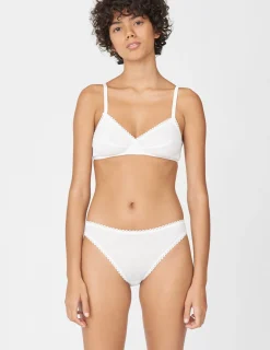 Araks: Antonia Cotton Bralette - White