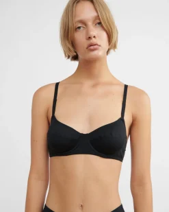 Araks: Beau Cotton Underwire Bra - Black