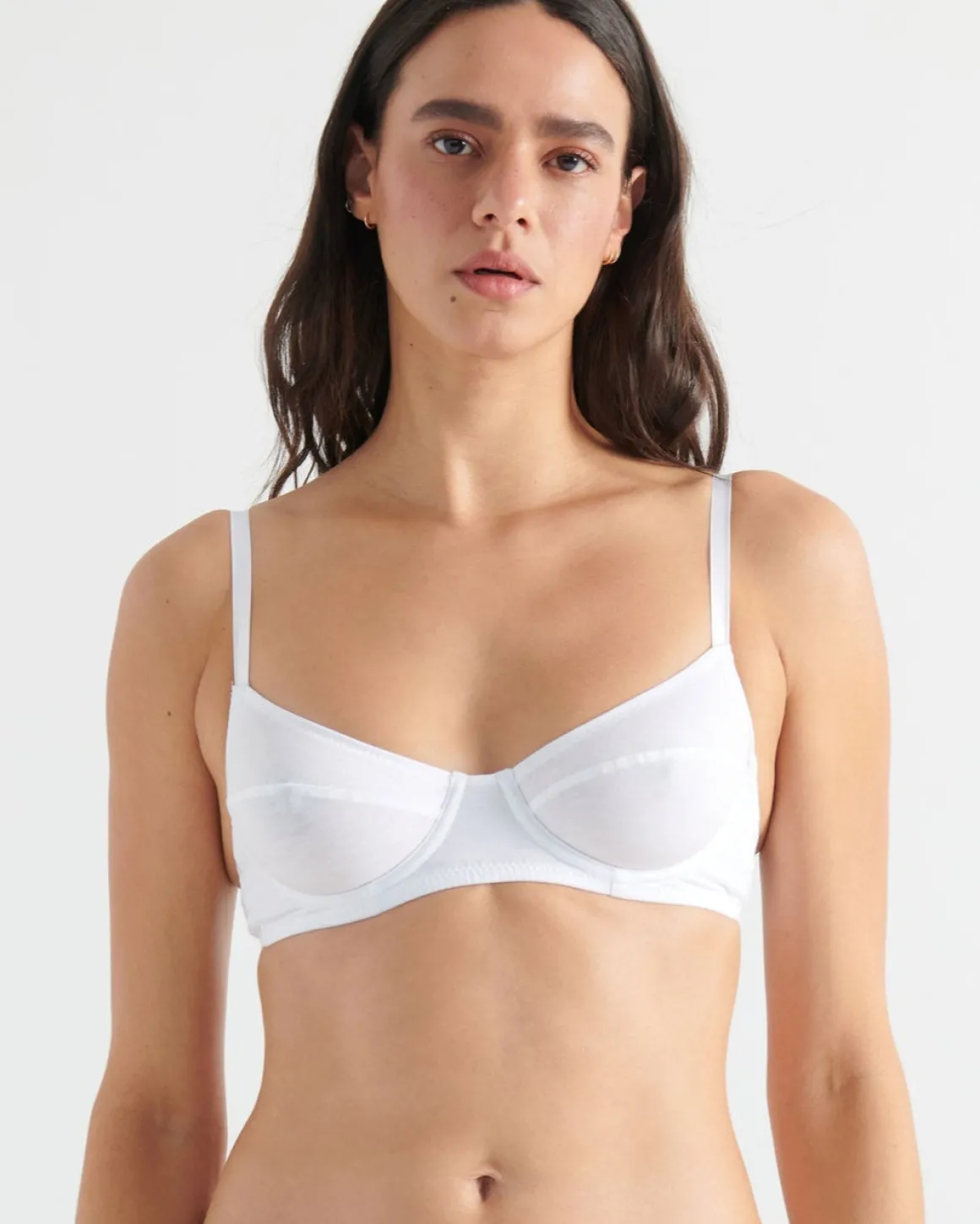 Araks: Beau Cotton Underwire Bra - White
