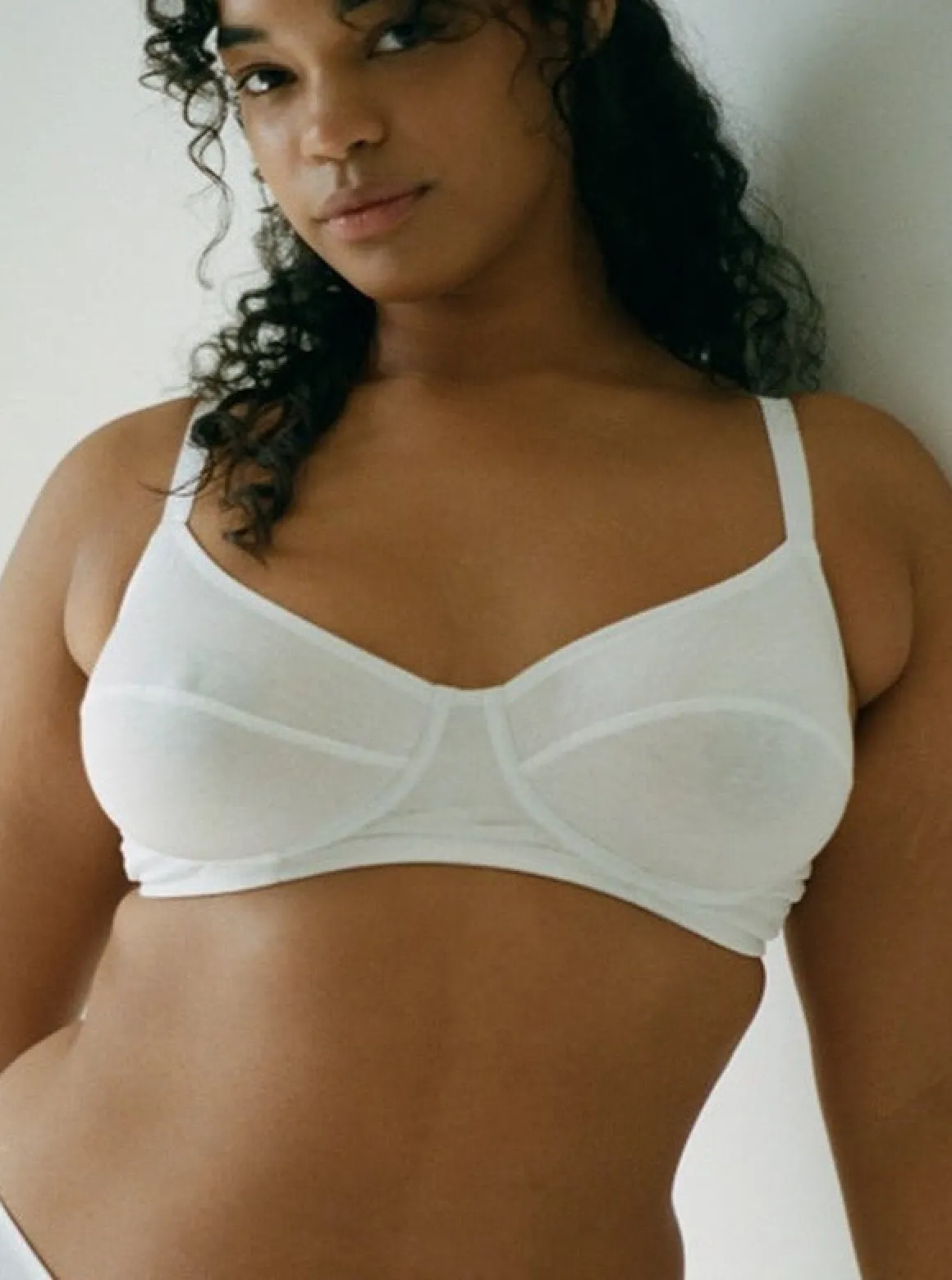 Araks: Beau Cotton Underwire Bra - White