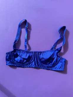 Araks: Gita Silk Underwire Bra - Tanzanite