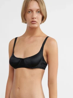 Araks: Gita Silk Underwire Bra - Black