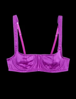 Araks: Gita Silk Underwire Bra - Orchid