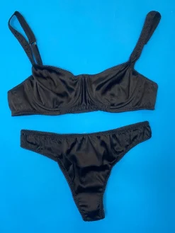 Araks: Grier Silk Thong - Black