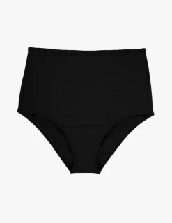 Araks: Mallory High Waisted Bikini Bottom - Black