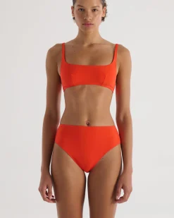 Araks: Tonne High Leg Bikini Bottom - Papaya