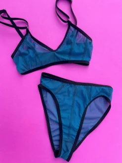 Bully Boy: Lee Mesh Panty - Teal