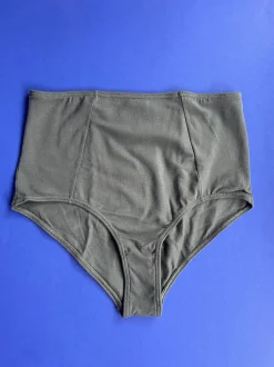 Calomel: Kuyana High-Waisted Brief - Dark Grey