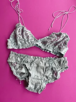 Clare Bare: Anaphora Crochet Lace Bloomer - M, Last One!