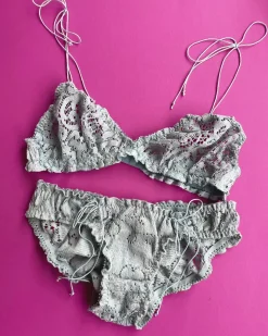 Clare Bare: Anaphora Crochet Lace Bralette - M