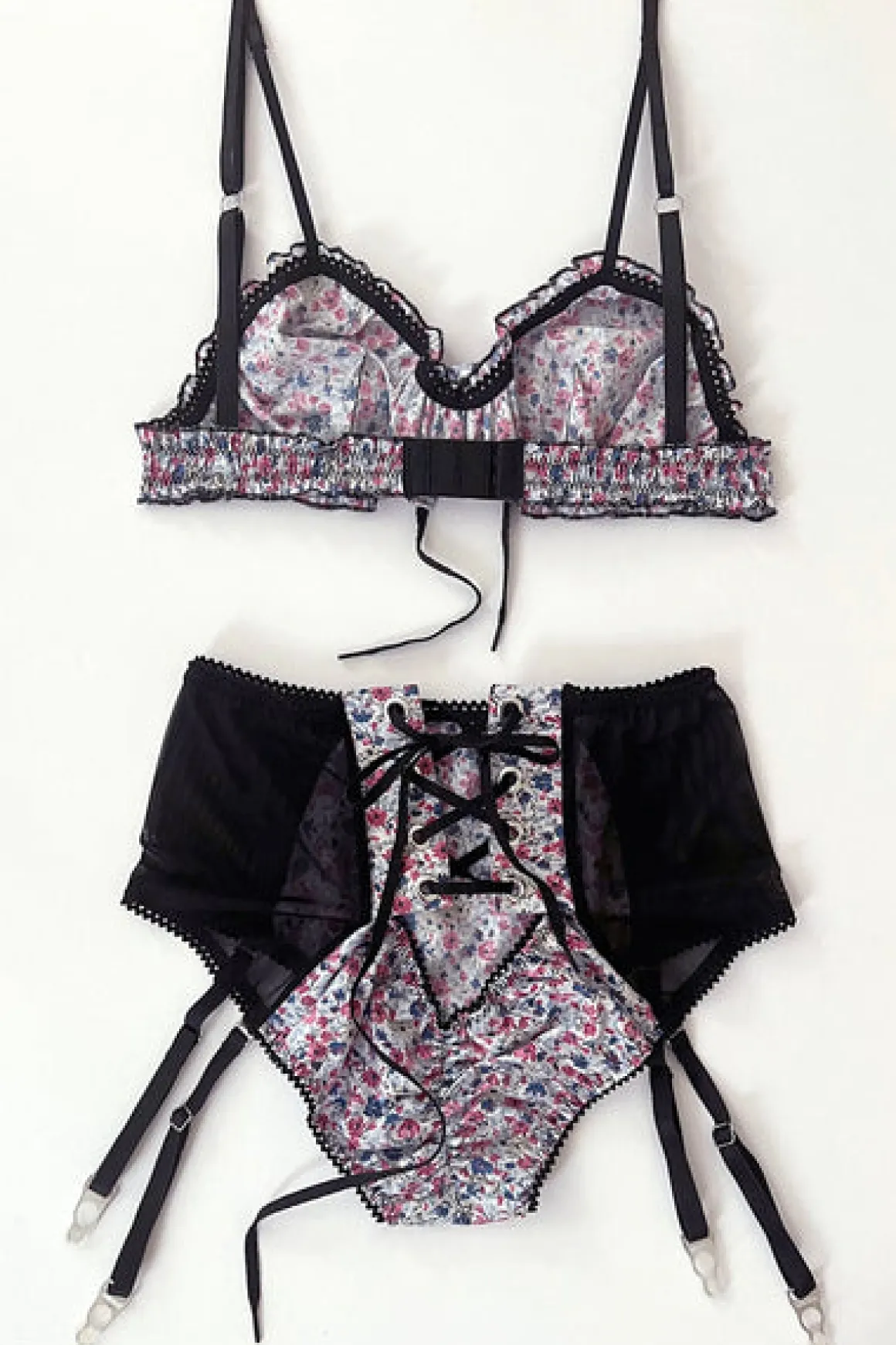 Clare Bare: Cardamine Bralette - Ditsy Floral