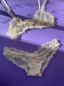 Clare Bare: Oleander Bralette - Ivory