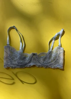 Clo: Fortuna Abierto Half Cup Bra - Halogen Blue