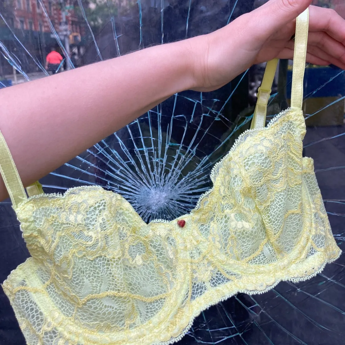 Clo: Fortuna Lace Demi Underwire Bra - Lemonade