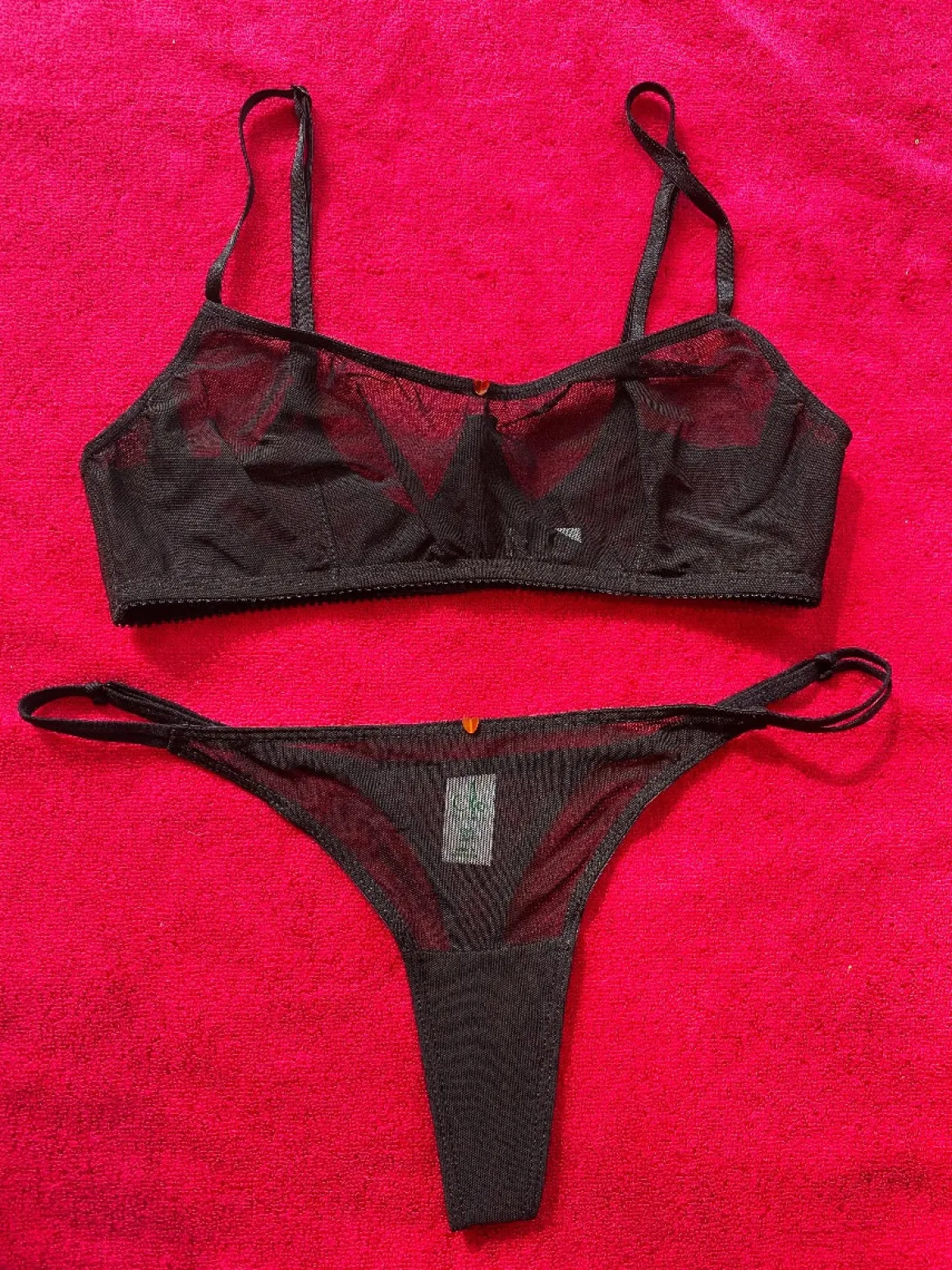 Clo: Malla Adjustable Thong - Black