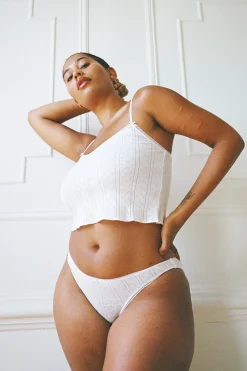 Cou Cou Intimates: The High Rise Brief - White