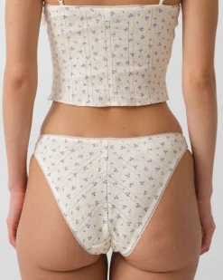 Cou Cou Intimates: The High Rise Brief - Blue Fields