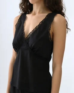 Cou Cou Intimates: The Iris Tank - Black