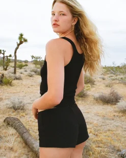 Cou Cou Intimates: The Teeny Tiny Short Bottom - Black