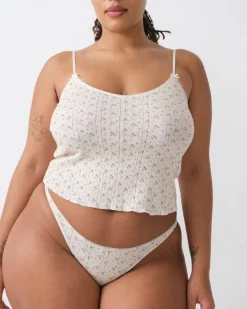 Cou Cou Intimates: The Thong - English Rose