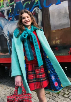 Dr. Bloom: Cuello Collared Scarf - Turquoise