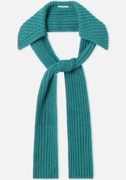 Dr. Bloom: Cuello Collared Scarf - Turquoise
