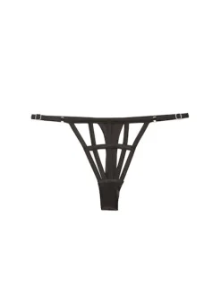 Fleur du Mal: Caged Thong - Black