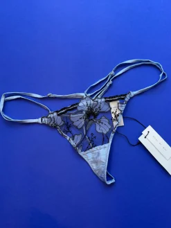 Fleur du Mal: Harper Embroidery G-String - XL