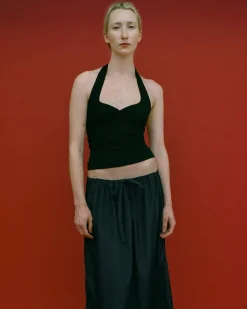 Gil Rodriguez: Corazon Halter Top - Black