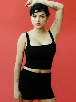 Gil Rodriguez: Matisse Scooped Tank - Black