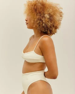 Haight: Agatha Ribbed Bikini Top - L, Last One!