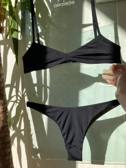 Haight: Lola Thong Bikini Bottom - Black