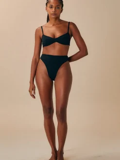 Haight: Monica Bikini Top - Black