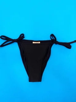 Hakea: Beam Tie Bikini Bottom - Black
