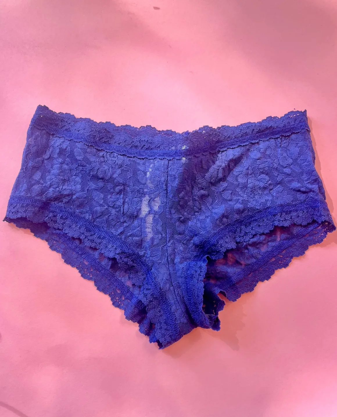 Hanky Panky: Lace Boyshort - Deep Sleep