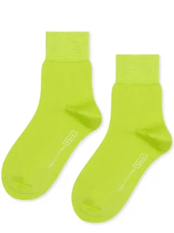 Hansel from Basel: Trouser Crew Sock - Tennis Green