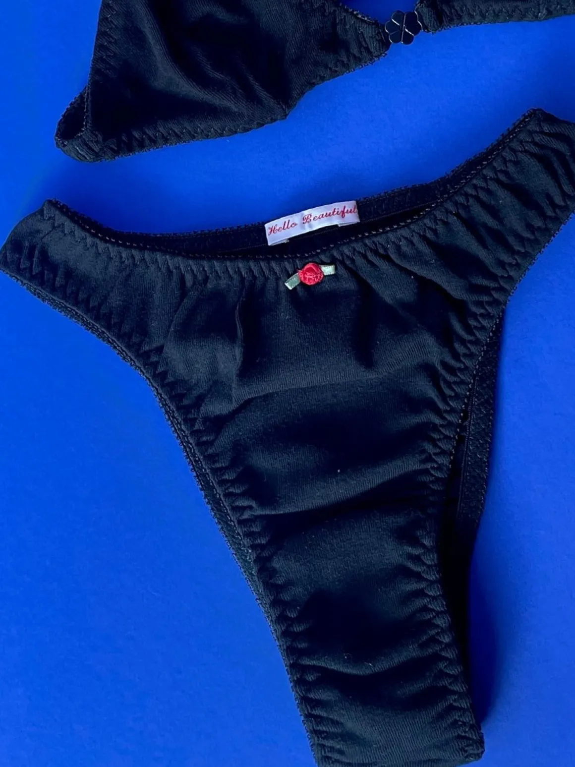 Hello Beautiful: French Cut Panty - Black