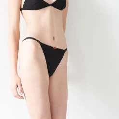 Hello Beautiful: Romance String Panty - Black