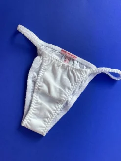 Hello Beautiful: Romance String Panty - White