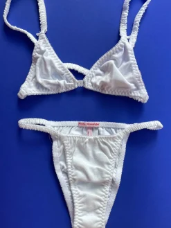 Hello Beautiful: Romance String Panty - White