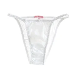 Hello Beautiful: Romance String Panty - White