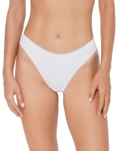 Huit: Biotiful Organic Cotton Tanga Thong - White