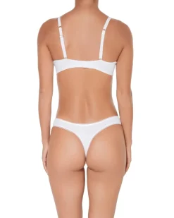 Huit: Biotiful Organic Cotton Tanga Thong - White