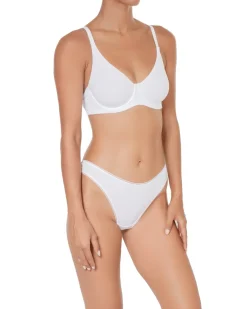 Huit: Biotiful Organic Cotton Tanga Thong - White